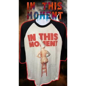 Rare In This Moment  Tour T-Shirt Adult Size Large Black Maria Brink